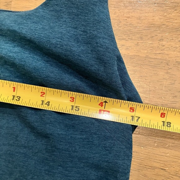 Beyond Yoga Womens Size 1X Green Spacedye Icon Midi Dress‎ Sleeveless Stretch - Picture 10 of 12